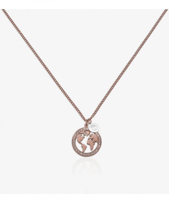 Κολιέ Tom Hope Globe Necklace Stones Coffee TM0639