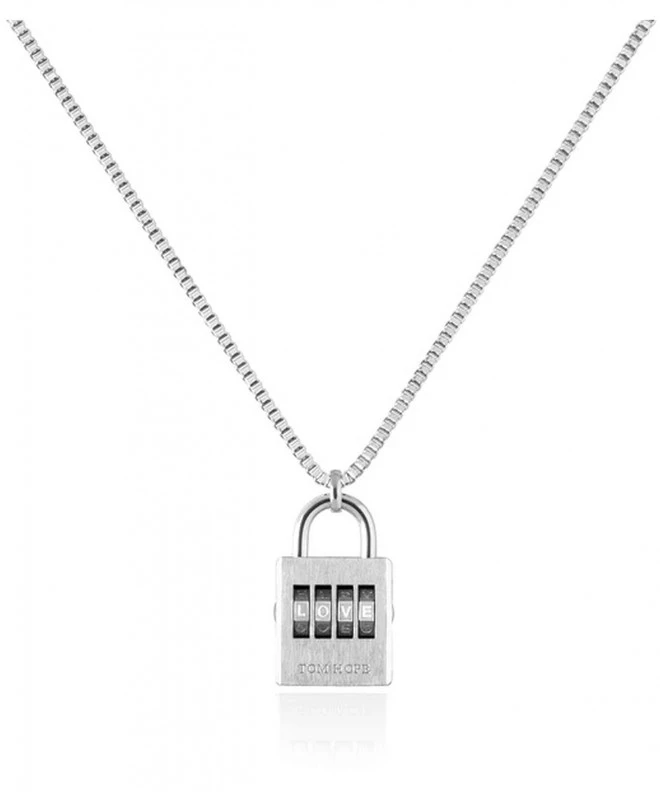 Κολιέ Tom Hope Padlock Necklace Silver TM0670
