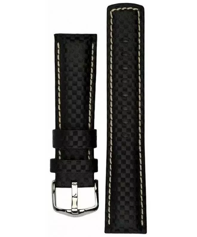 Λουράκι Hirsch Carbon L 24 mm 02592050-2-24