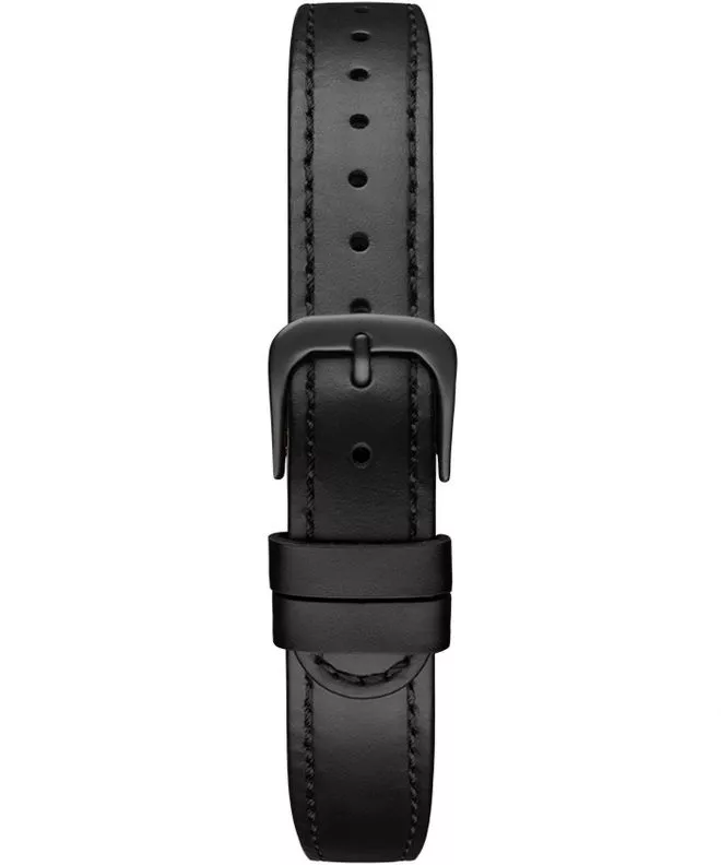 Λουράκι Meller All Black Leather W 16 mm WNST-1BLACK