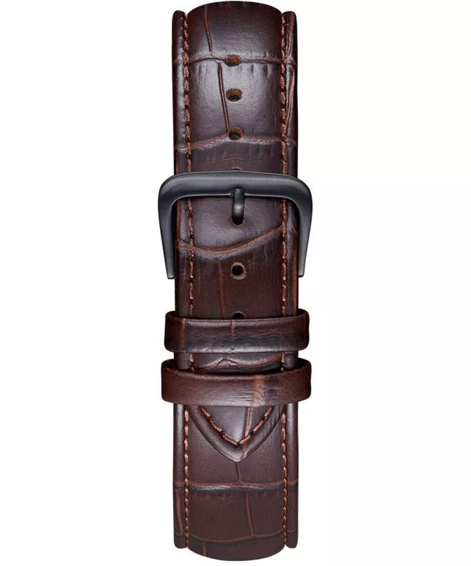 Λουράκι Meller Crocodile Brown Black 20 mm NST-1.2BROWN