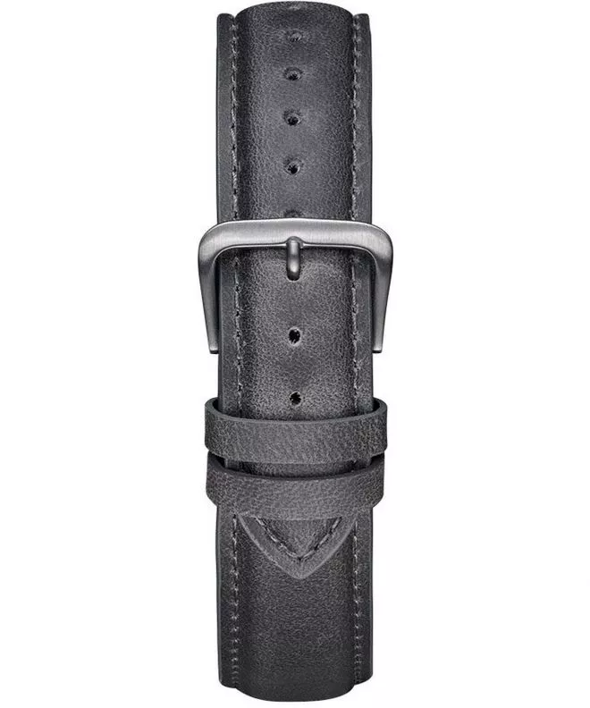 Λουράκι Meller Grey Gunmetal Leather 20 mm GST-1GREY