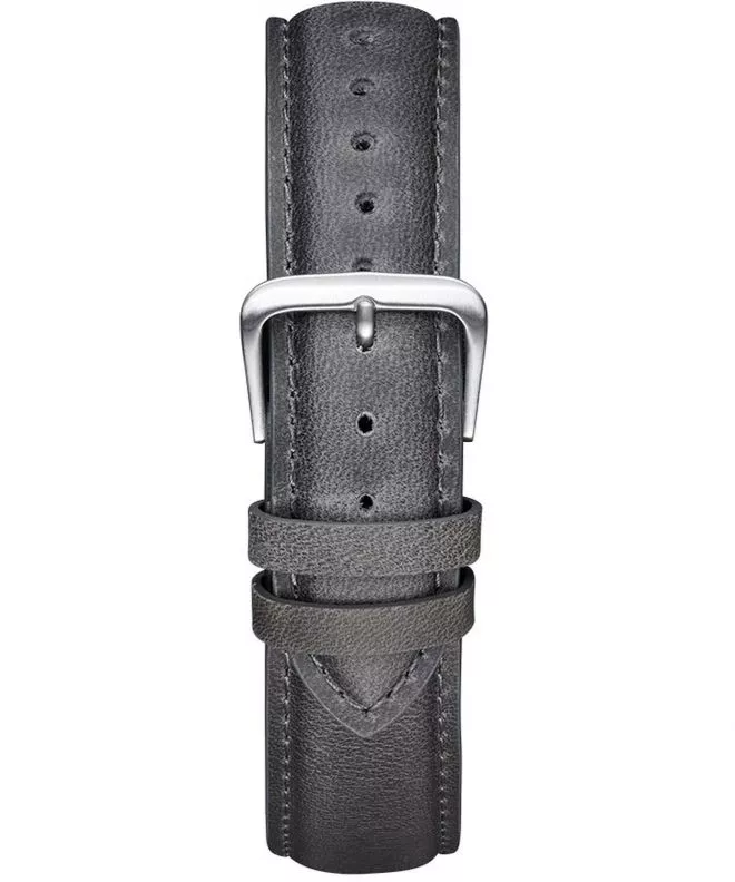 Λουράκι Meller Grey Silver Leather 20 mm PST-1GREY