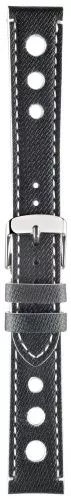 Λουράκι Morellato Bowling Canvass Texture White-Black 18mm A01X4498B24817CR18