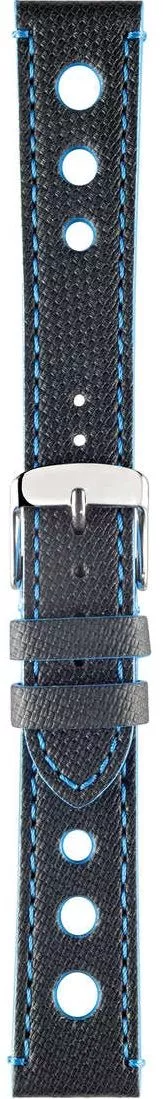 Λουράκι Morellato Bowling Canvass Texture Blue-Black 20mm A01X4498B24866CR20