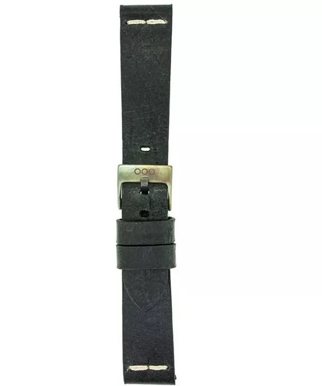 Λουράκι Out of Order Black Ecru Seams OOO.05.NE
