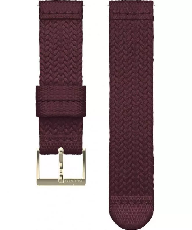 Λουράκι Suunto Athletic 5 Braided Textile Strap Burgundy Gold Size S SS050376000