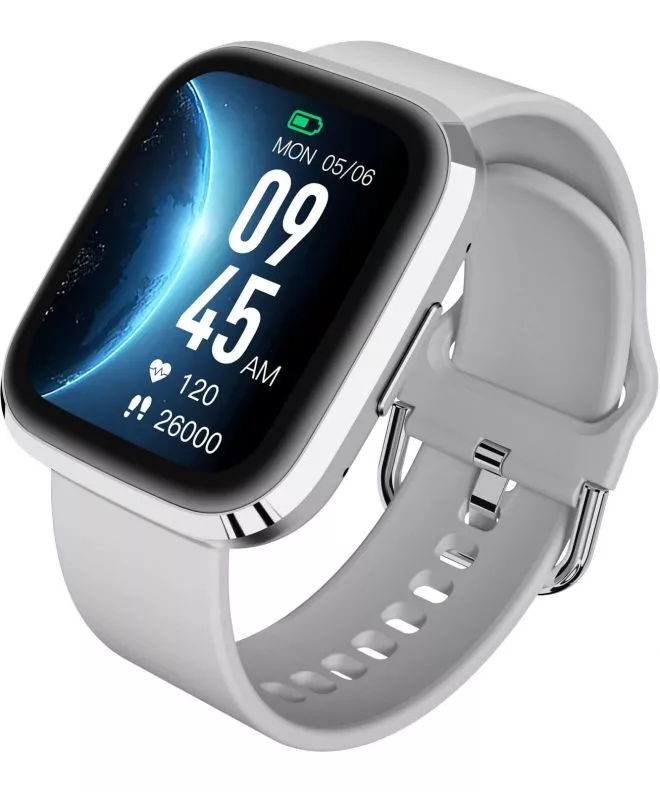 Smartwatch για Γυναίκες και Άνδρες Garett GRC STYLE Silver 5904238484876