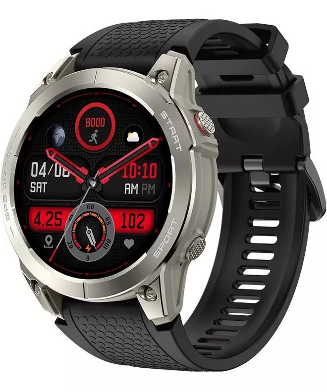 Smartwatch για Γυναίκες και Άνδρες Manta Activ X GPS Silver SET SWA001SL (SWA001SV)