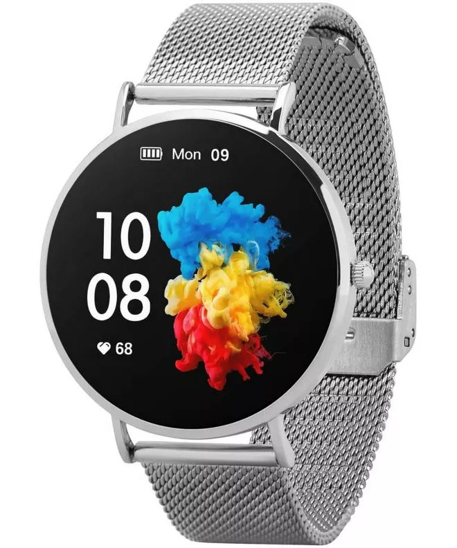 Smartwatch για Γυναίκες και Άνδρες Garett Verona Srebrny 5904238484500