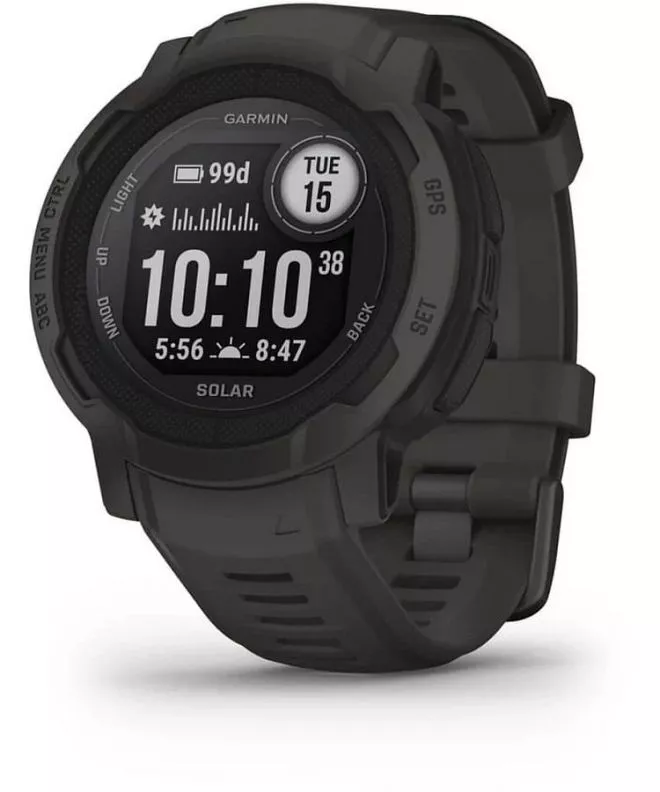Αθλητικό Ρολόι για Γυναίκες και Άνδρες Garmin Instinct® 2 Solar Graphite 010-02627-00