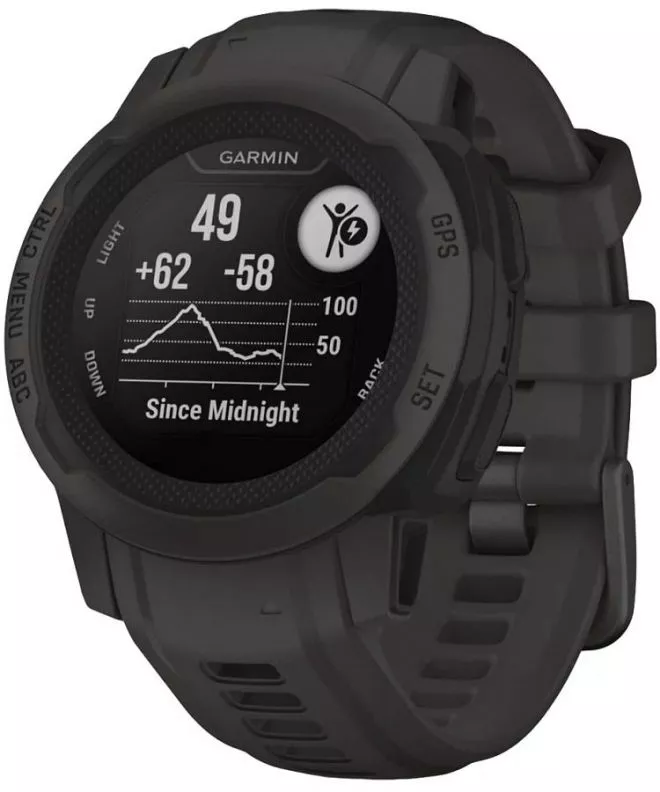 Αθλητικό Ρολόι για Γυναίκες και Άνδρες Garmin Instinct® 2S Graphite 010-02563-00