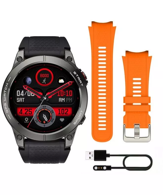 Smartwatch για Γυναίκες και Άνδρες Manta Activ X GPS SET SWA001BK