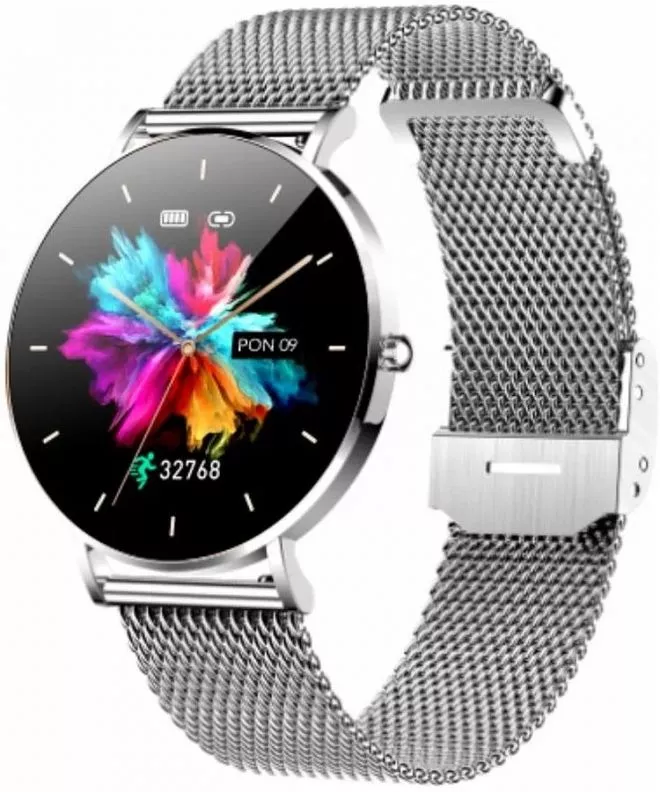 Smartwatch Ανδρικά Manta Alexa Silver SET SWU501SL
