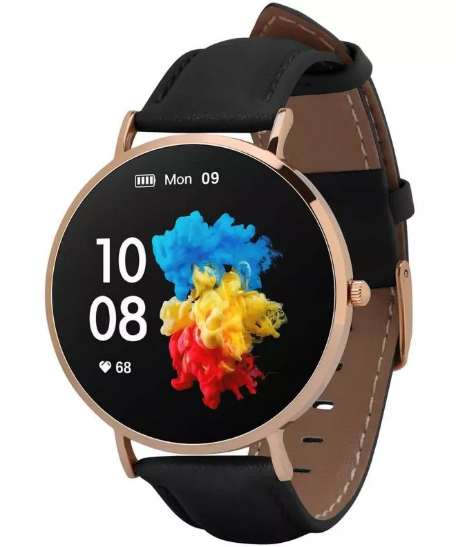 Smartwatch για Γυναίκες και Άνδρες Garett Verona Χρυσό-Μαύρο 5904238485477