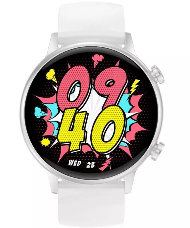Smartwatch Γυναικεία Manta Alexa Mini Biały SET SWU502WH