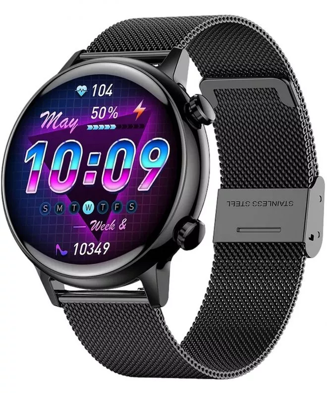 Smartwatch για Γυναίκες και Άνδρες Manta Alexa Mini SET SWU502BK