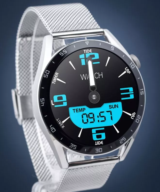 Smartwatch Ανδρικά Pacific 42 Sport Silver PC00344