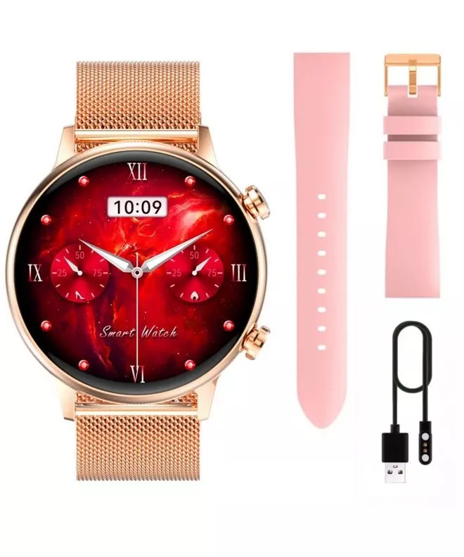 Smartwatch Γυναικεία Manta Alexa Mini SET SWU502GD