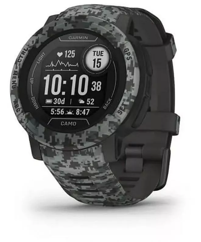 Αθλητικό Ρολόι για Γυναίκες και Άνδρες Garmin Instinct® 2 Camo Edition 010-02626-03
