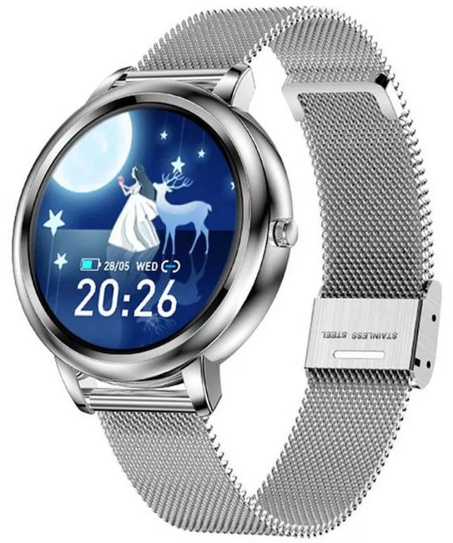 Smartwatch Γυναικεία Pacific Silver PC00157