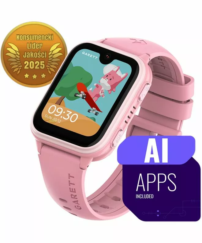 Smartwatch Παιδικά Garett Kids Vibe AI 4G Ροζ 5904238487419