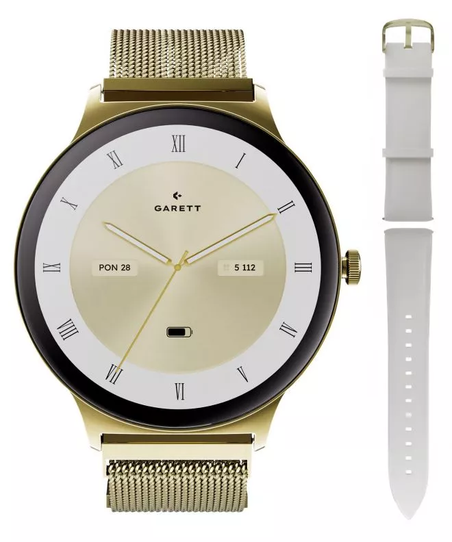 Smartwatch Γυναικεία Garett Verona 2 Glow Mesh SET 5904238487037