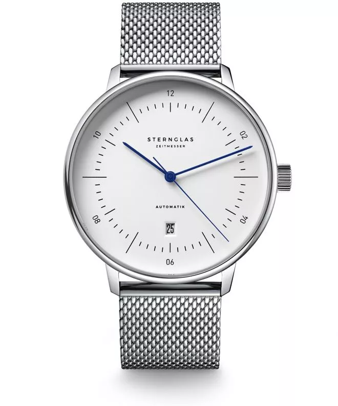 Ρολόι Ανδρικά Sternglas Naos XL Automatik White S02-NX01-MI04