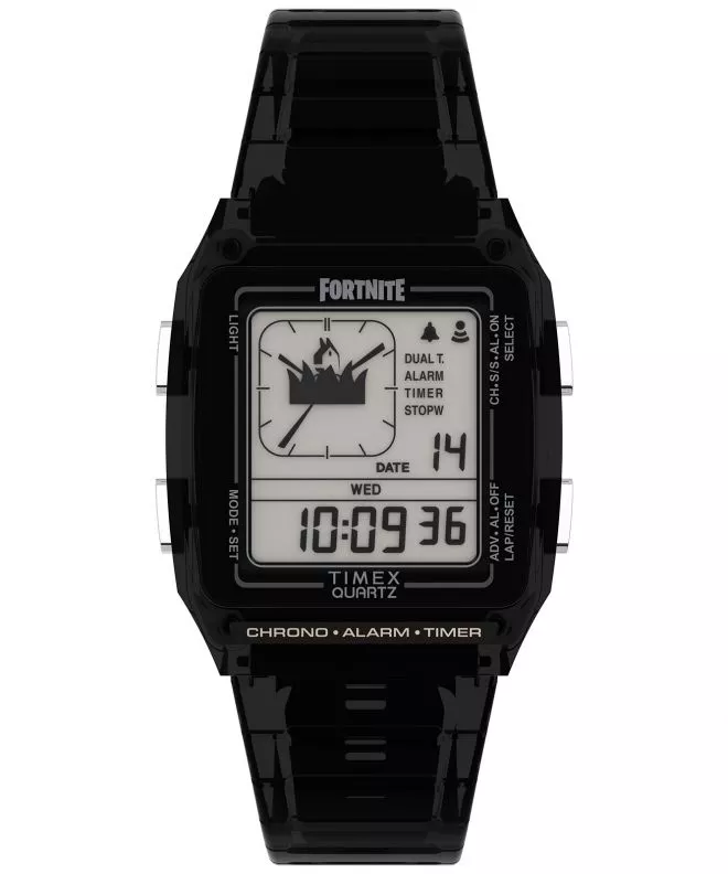 Ρολόι για Γυναίκες και Άνδρες Timex Q Timex Lca Chronograph Fortnite® TW2W96500