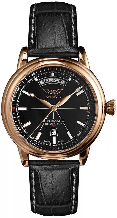 Ρολόι Ανδρικά Aviator Douglas Day-Date V.3.20.2.146.4