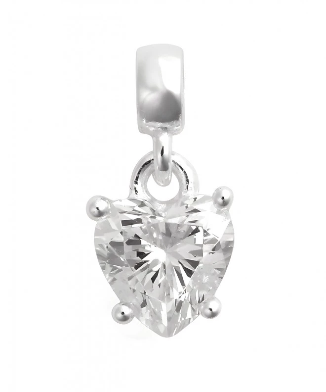 Κρεμάστρα Daniel Wellington Heart White Crystal Charm DW00401049