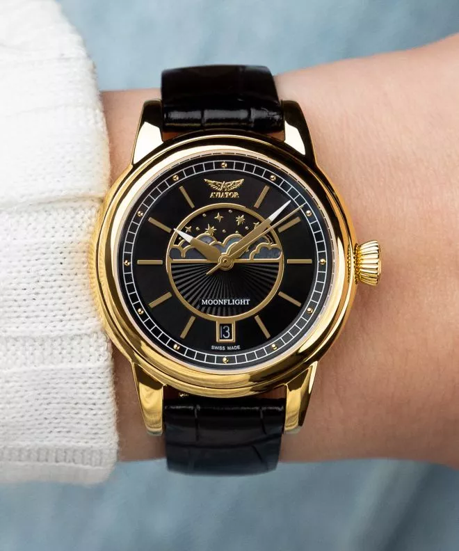 Ρολόι Γυναικεία Aviator Douglas Moonflight Limited Edition V.1.33.1.344.4