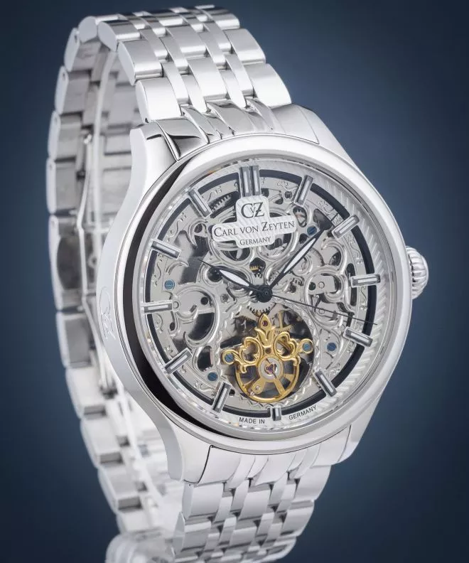 Ρολόι Ανδρικά Carl von Zeyten St. Georgen Skeleton Automatic CVZ0014WHMS