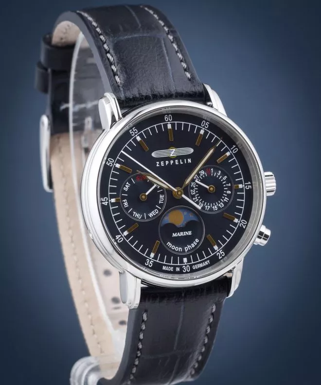 Ρολόι Γυναικεία Zeppelin LZ14 Marine Moonphase Lady 8635-3