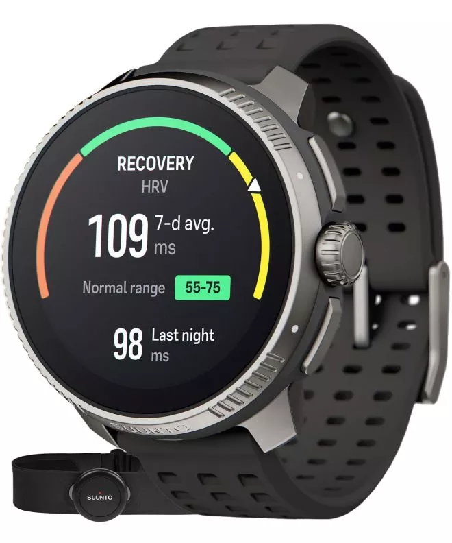 Αθλητικό Ρολόι Για Γυναίκες Και Άνδρες Suunto Race Titanium Charcoal [Sapphire Glass] SS050932000​HR