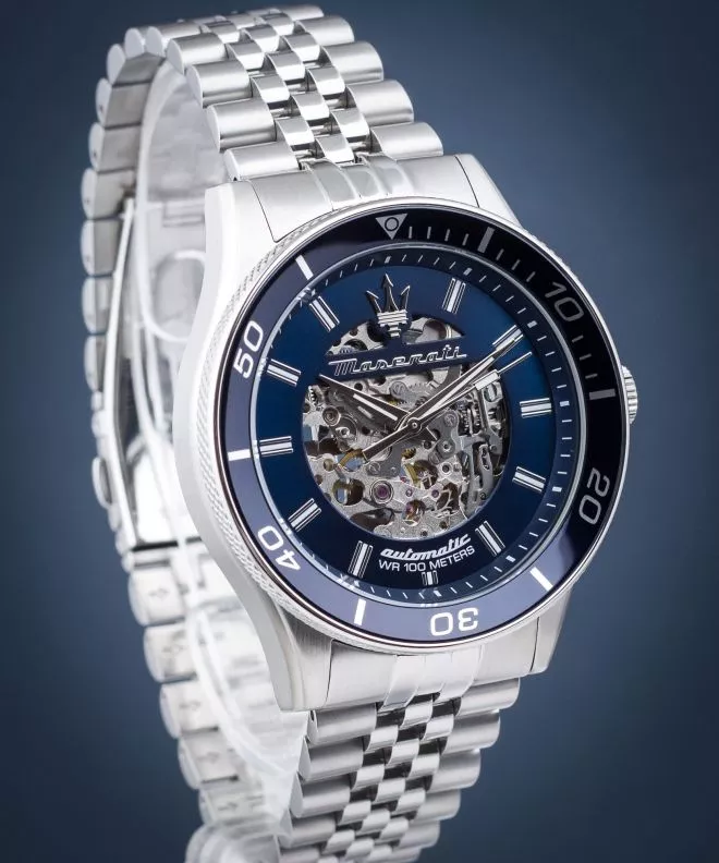 Ρολόι Ανδρικά Maserati Sfida Skeleton Automatic R8823140011
