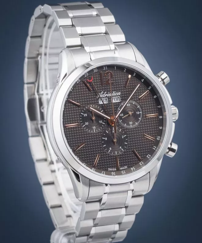 Ρολόι Ανδρικά Adriatica Multifunction Chronograph A8283.51R6CH