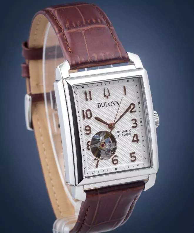 Ρολόι Ανδρικά Bulova Sutton Automatic Open-Heart 96A268