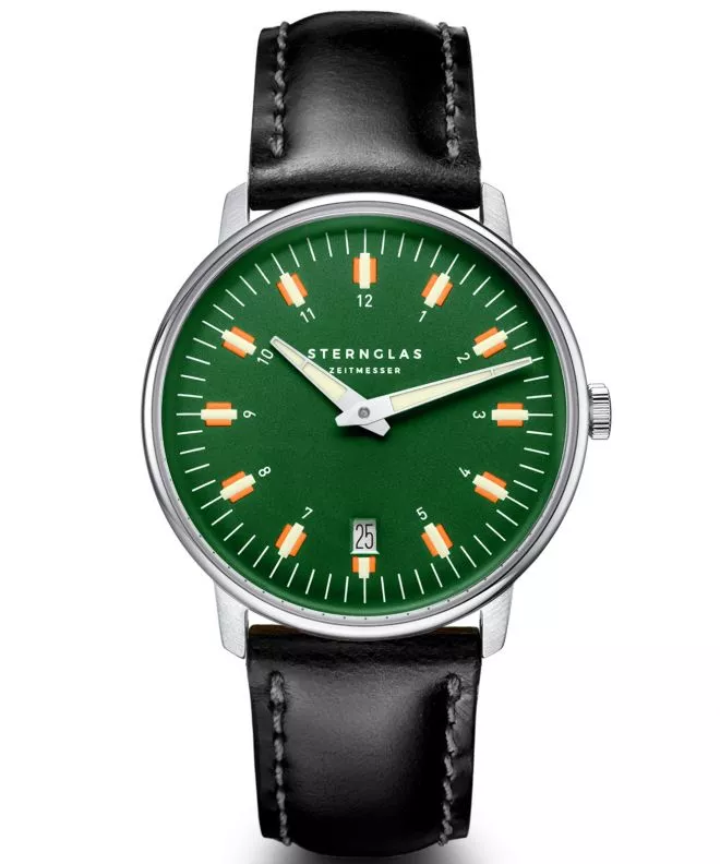 Ρολόι Ανδρικά Sternglas Egor Green Silver S01-EG08-BR02