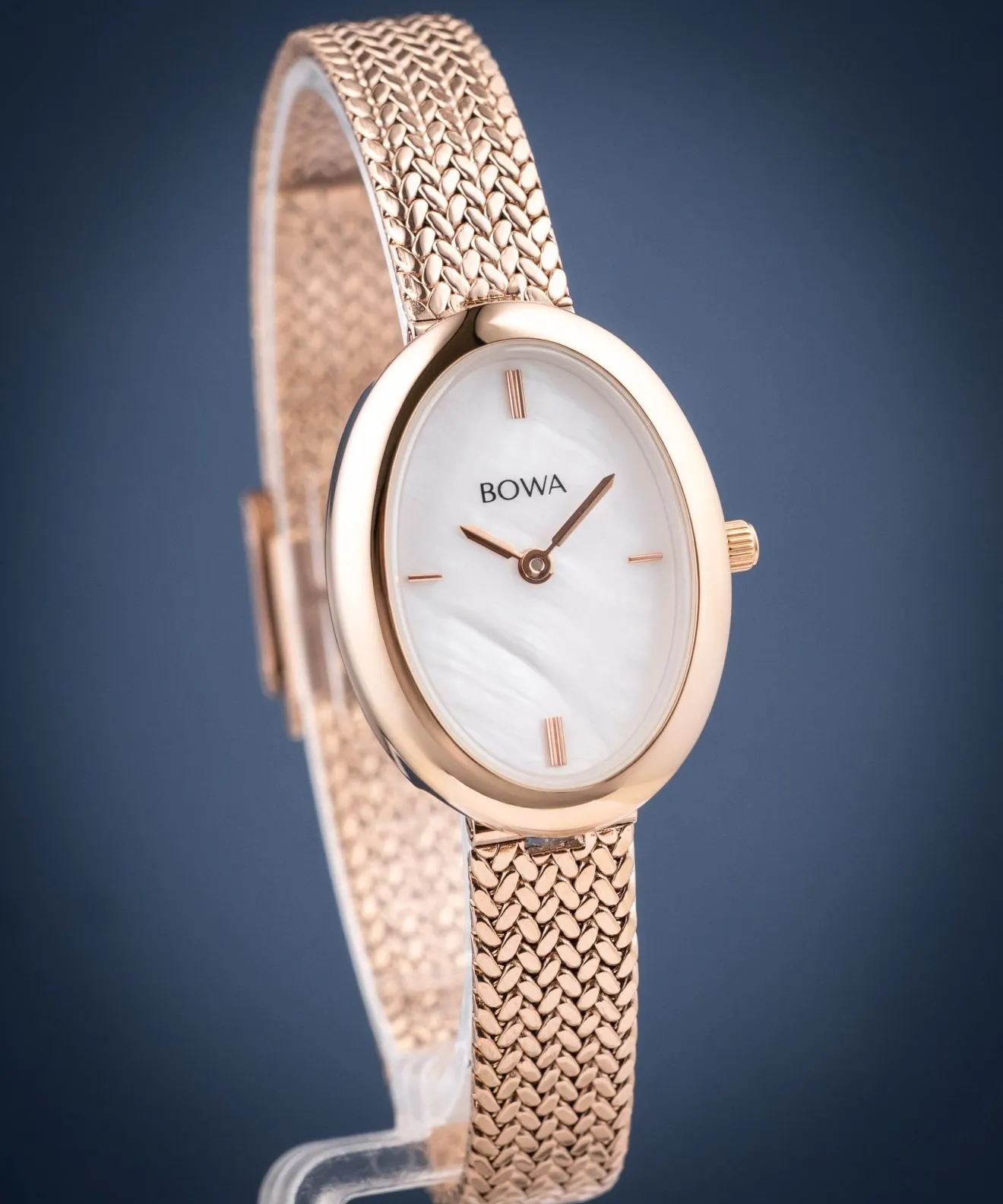 Ρολόι Γυναικεία BOWA Oslo Pearl Rose-Gold Mesh 23 OS237-157-107M