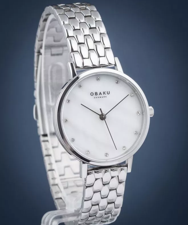 Ρολόι Γυναικεία Obaku Brink Lille Perlemor Brace V248LXCWSC