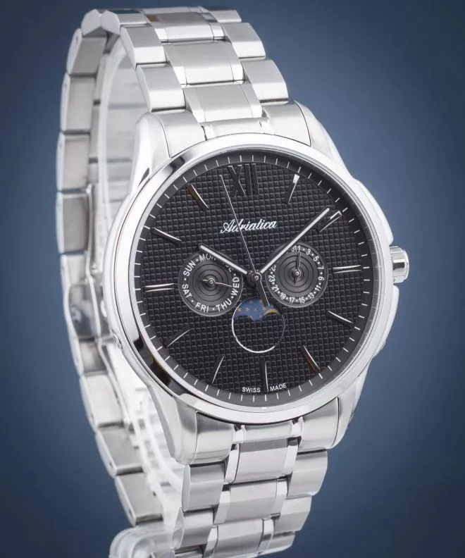 Ρολόι Ανδρικά Adriatica Moonphase A8283.5164QF