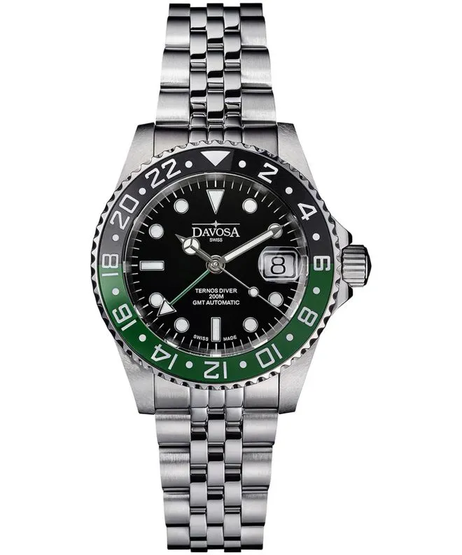 Ρολόι Ανδρικά Davosa Ternos Ceramic GMT WaveSl Automatic 161.590.07W
