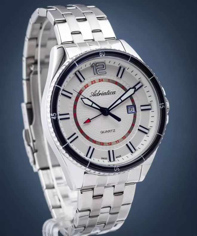 Ρολόι Ανδρικά Adriatica GMT A8318.51B3Q