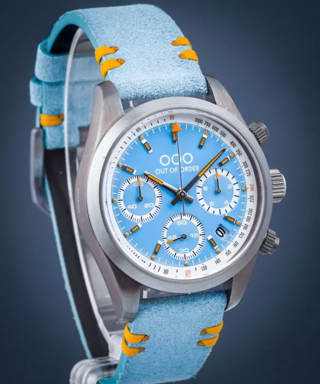 Ρολόι Ανδρικά Out of Order Azure Sporty Cronografo OOO.001-23.AZ.AZ