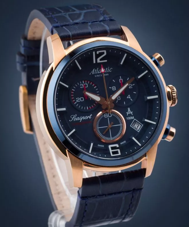 Ρολόι Ανδρικά Atlantic Seasport Chronograph 87461.44.55