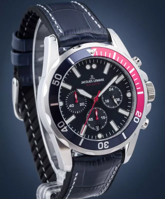 Ρολόι Ανδρικά Jacques Lemans Liverpool Chronograph 1-2091B