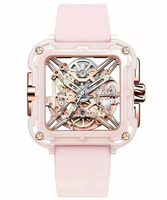 Ρολόι Γυναικεία Ciga Design X Series Ceramic Skeleton X012-PR02-W5PK