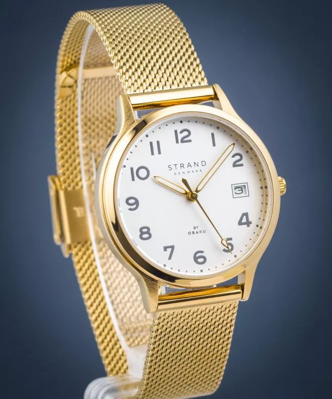 Ρολόι Γυναικεία Strand by Obaku Whiteheaven S751LDGIMG