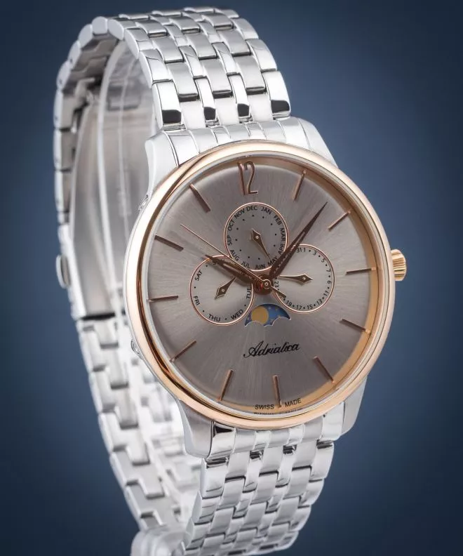 Ρολόι Ανδρικά Adriatica Moonphase A8269.R157QF